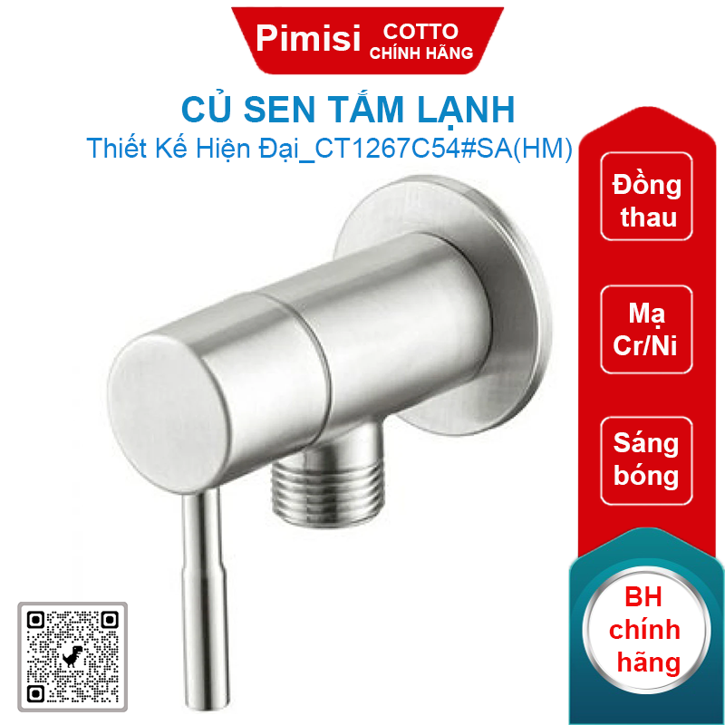 Củ sen tắm COTTO CT1267C54#SA(HM) lạnh