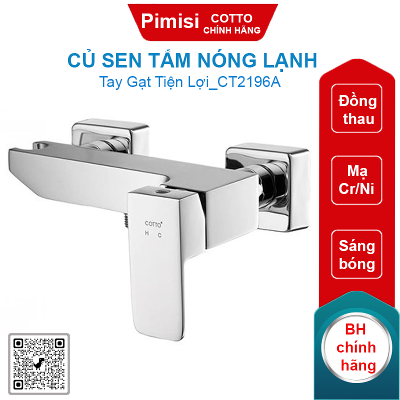 Củ sen tắm COTTO CT2196A nóng lạnh