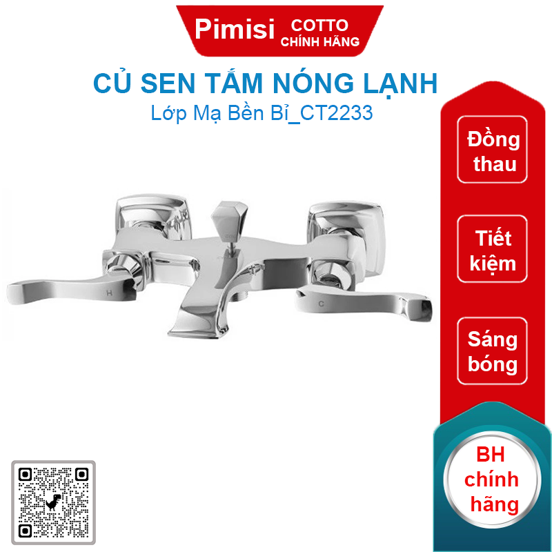 Củ sen tắm COTTO CT2233 nóng lạnh
