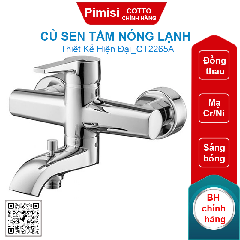 Củ sen tắm COTTO CT2265A nóng lạnh