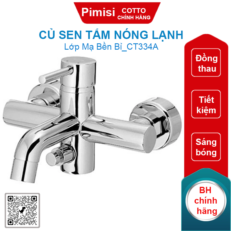 Củ sen tắm COTTO CT334A Anthony nóng lạnh