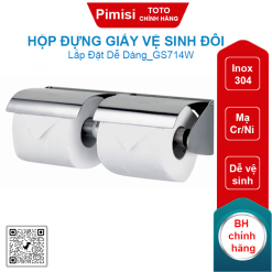 Hộp đựng giấy vệ sinh đôi TOTO GS714W