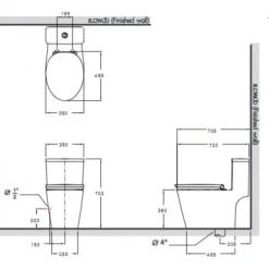 Alternative view of Bàn cầu COTTO C110507(CV5) nắp điện tử Harmony