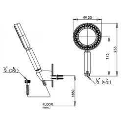 Alternative view of Tay sen Cotto Z72(HM) 1 chức năng