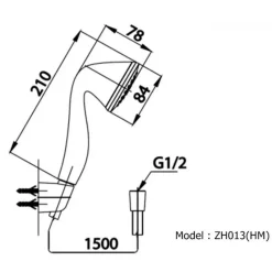 Alternative view of Tay sen Cotto ZH013#WH 1 chức năng