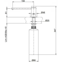 Alternative view of Hộp xà phòng TOTO TX728AEV1Z gắn chậu