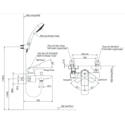 Alternative view of Củ sen tắm TOTO TBG02302VA nóng lạnh