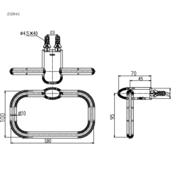 Alternative view of Vòng treo khăn TOTO DSR41