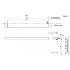 Alternative view of Thanh treo khăn TOTO YT902S4V