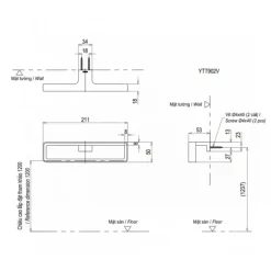 Alternative view of Vòng vắt khăn TOTO YTT902V#MBL màu đen mờ