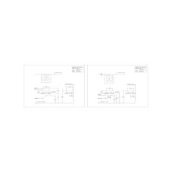 Alternative view of Chậu rửa mặt COTTO C0012 đặt bàn Best vuông