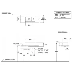 Alternative view of Chậu rửa mặt COTTO C0031 đặt bàn Simply Modish
