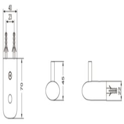 Alternative view of Móc áo TOTO DSH41