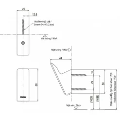 Alternative view of Móc áo TOTO YRH902VV1#PFG màu vàng Pháp bóng