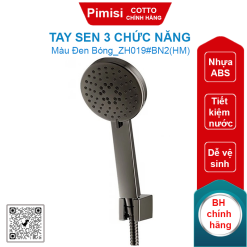 Tay sen Cotto ZH019#BN2(HM) 3 chức năng màu đen bóng