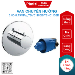 Van chuyển hướng TOTO TBV01103B/TBN01102B 2 đường nước tròn