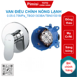 Van điều chỉnh TOTO TBG01303BA/TBN01001B sen âm tường