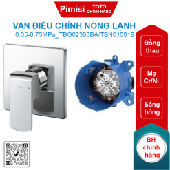 Van điều chỉnh TOTO TBG02303BA/TBN01001B sen âm tường