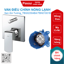Van điều chỉnh TOTO TBG02304BA/TBN01001B sen âm tường