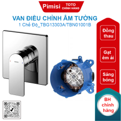 Van điều chỉnh TOTO TBG13303A/TBN01001B sen âm tường 1 chế độ