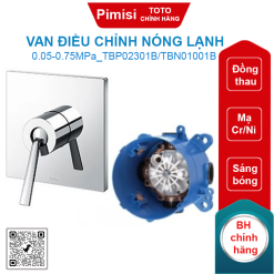 Van điều chỉnh TOTO TBP02301B/TBN01001B sen âm tường