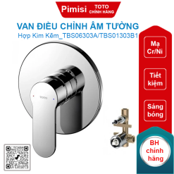 Van điều chỉnh âm tường TOTO TBS06303A/TBS01303B1 nóng lạnh 1 chế độ