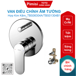 Van điều chỉnh âm tường TOTO TBS06304A/TBS01304B1 chuyển hướng 2 chế độ