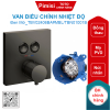 Van điều chỉnh nhiệt độ TOTO TBV02406BA#MBL/TBN01001B nút nhấn đen mờ