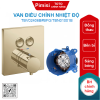 Van điều chỉnh nhiệt độ TOTO TBV02406B#BFG/TBN01001B nút nhấn vàng Pháp mờ