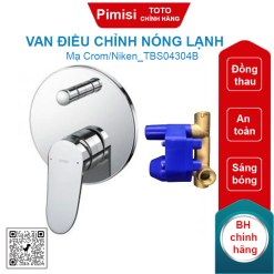 Van điều chỉnh nóng lạnh TOTO TBS04304B kèm nút chuyển hướng