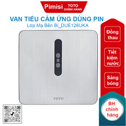 Van tiểu cảm ứng TOTO DUE126UKA dùng pin âm tường xả 0.5 lít
