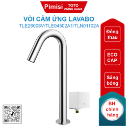 Vòi cảm ứng TOTO TLE26008V/TLE04502A1/TLN01102A thân cao Pin 2L cho lavabo