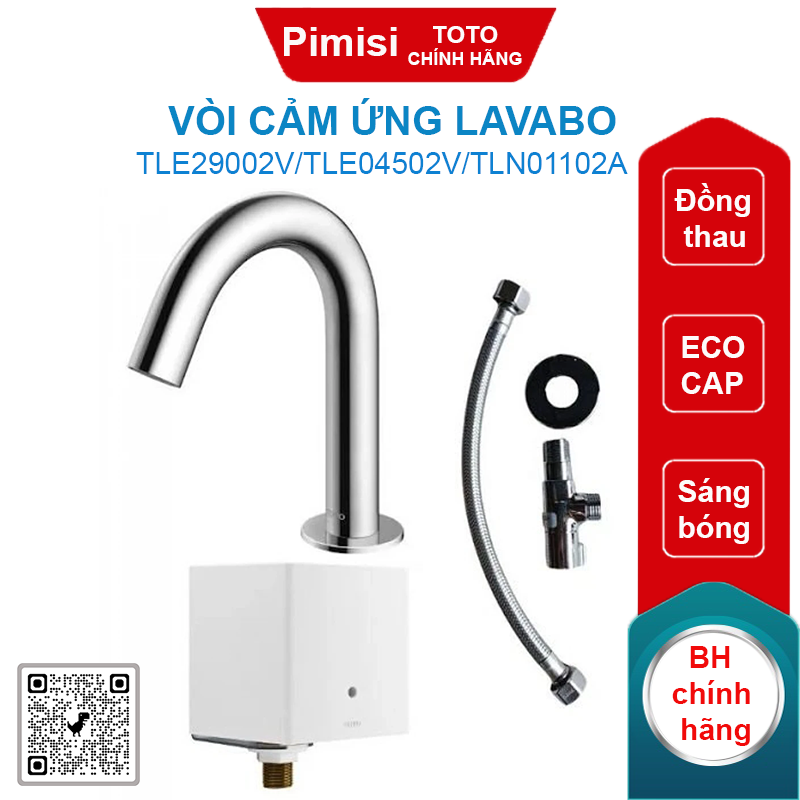 Vòi cảm ứng TOTO TLE29002V/TLE04502V/TLN01102A Pin 2L cho lavabo