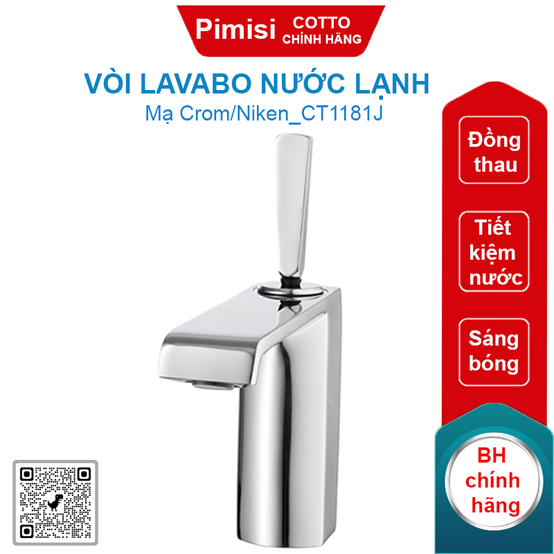 Vòi lavabo COTTO CT1181J lạnh