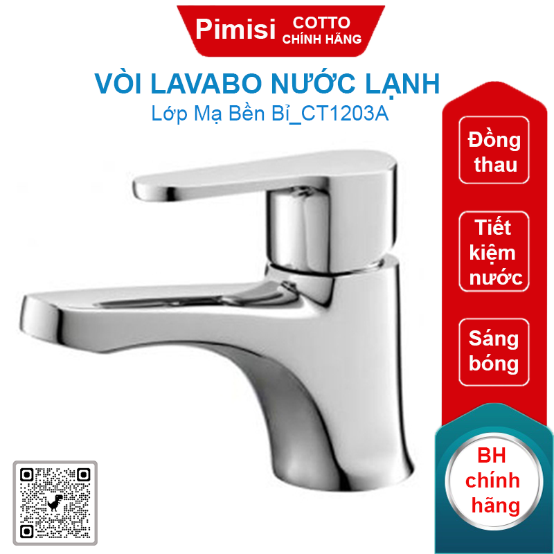 Vòi lavabo COTTO CT1203A lạnh