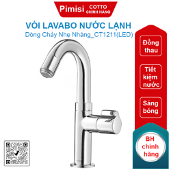 Vòi lavabo COTTO CT1211(LED) lạnh