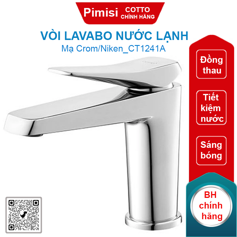 Vòi lavabo COTTO CT1241A X-Posh lạnh