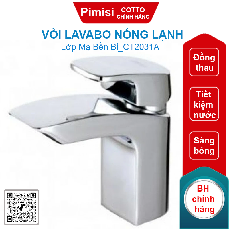Vòi lavabo COTTO CT2031A Soprano nóng lạnh