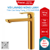 Vòi lavabo COTTO CT2124AY#GR Scirocco nóng lạnh thân cao màu vàng