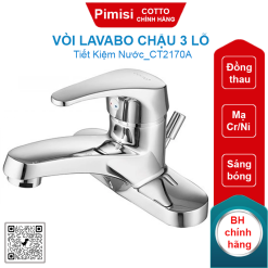 Vòi lavabo COTTO CT2170A Arona I nóng lạnh chậu 3 lỗ