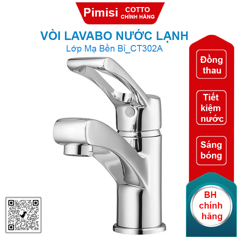 Vòi lavabo COTTO CT302A lạnh