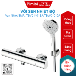 Vòi sen TOTO TBV01401BA/TBW01010A điều chỉnh nhiệt độ
