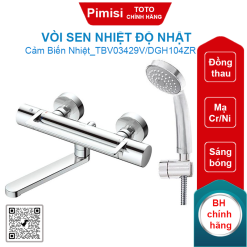 Vòi sen TOTO TBV03429V/DGH104ZR nhiệt độ Nhật xả bồn