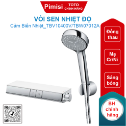 Vòi sen TOTO TBV10400V/TBW07012A nhiệt độ massage