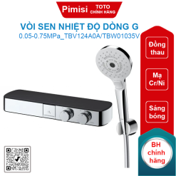 Vòi sen TOTO TBV124A0A/TBW01035V nhiệt độ dòng G 1 chế độ