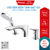 Vòi sen bồn tắm TOTO TBG01305BB (TBG01305B) gật gù 3 lỗ