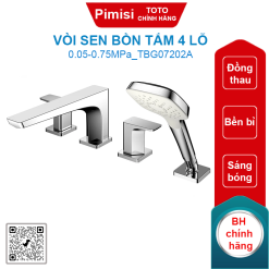 Vòi sen bồn tắm TOTO TBG07202A 4 lỗ