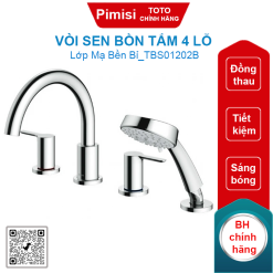 Vòi sen bồn tắm TOTO TBS01202B 4 lỗ
