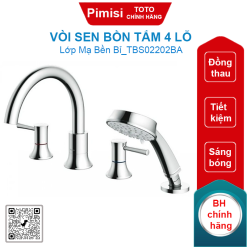 Vòi sen bồn tắm TOTO TBS02202BA (TBS02202B) 4 lỗ