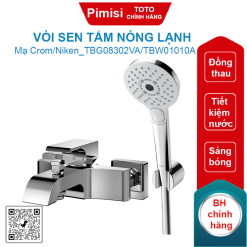 Vòi sen tắm TOTO TBG08302VA/TBW01010A nóng lạnh